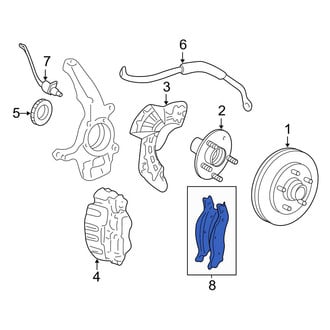 Ford OE - Front Disc Brake Pad Set