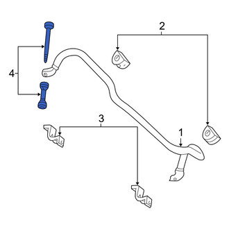 Ford OE - Front Suspension Stabilizer Bar Link