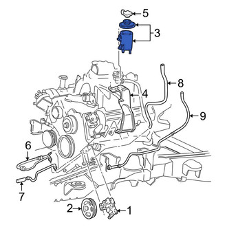 Ford OE - Power Steering Reservoir