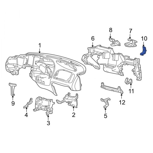 Instrument Panel Mounting Bracket