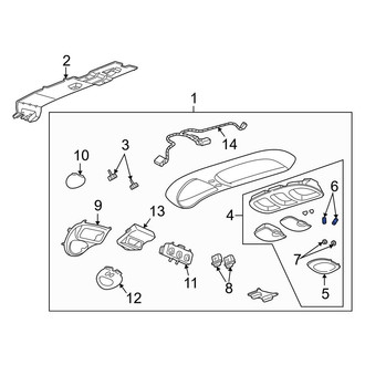 Ford OE - Map Light Bulb