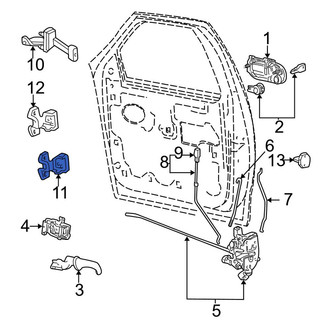 Ford OE - Front Right Lower Door Hinge
