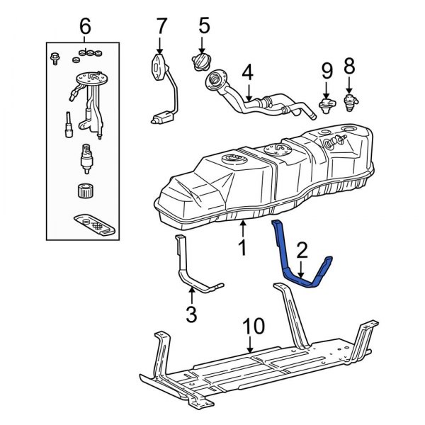 Fuel Tank Strap