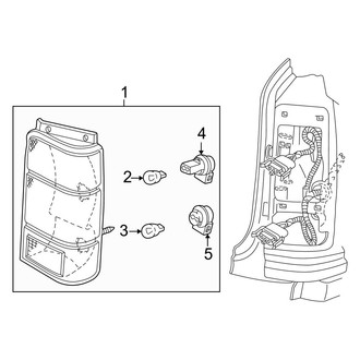Ford OE - Rear Lamps - Combination Lamps