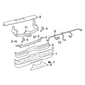 Ford OE - Rear Bumper Cover Cap