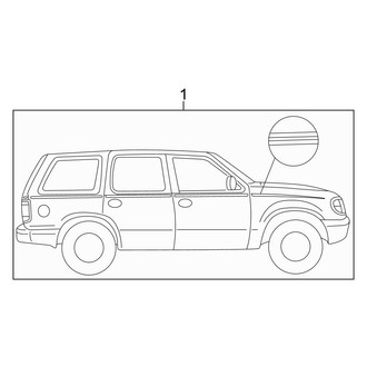 Ford OE - Stripe Tape (Eddie Bauer Package)