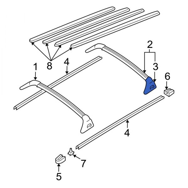 Roof Luggage Carrier Support