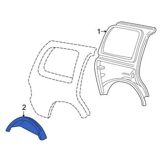 Ford OE - Rear Left Wheel Housing Side Panel