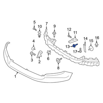 Ford OE - Quarter Panel Splash Shield Clip