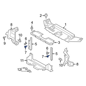 Ford OE - Radiator Support Baffle Clip