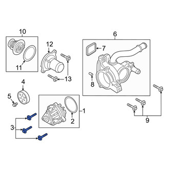 Ford OE - Engine Timing Cover Bolt