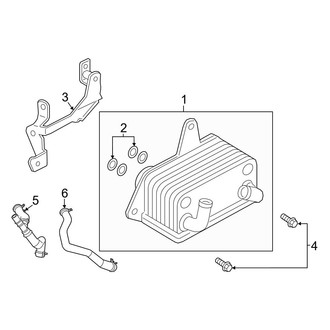 Ford OE - Cooling - Trans Oil Cooler (SuperCab / SuperCrew)
