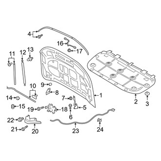 Ford OE - Hood & Components