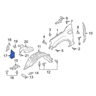 Ford Ranger Inner Fenders | Wells, Liners, Shields — CARiD.com