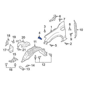 Ford OE - Front Right Fender Bracket