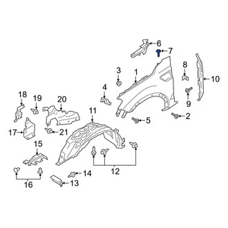 Ford OE - Front Fender Support Bolt