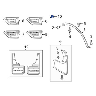 Ford OE - Fender Emblem Clip
