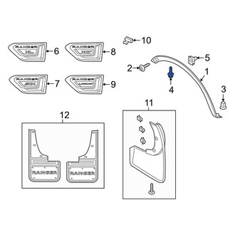 Ford OE - Truck Cab Corner Trim Panel Clip