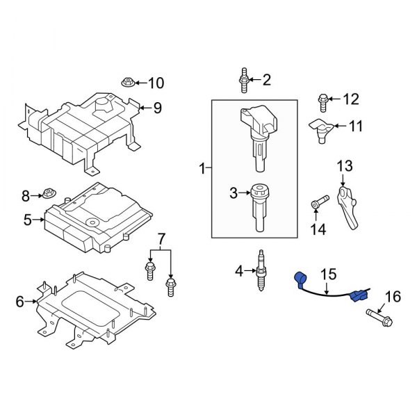 Ignition Knock (Detonation) Sensor