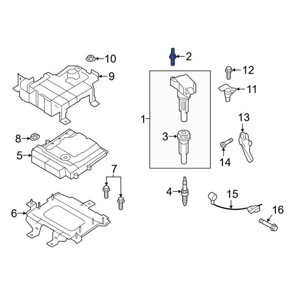 Ignition Coil Stud