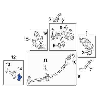 Ford OE - Exhaust Gas Recirculation (EGR) Tube Gasket