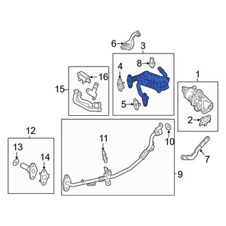 Ford OE - Exhaust Gas Recirculation (EGR) Cooler