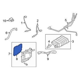 Ford OE - Vapor Canister Purge Valve Assembly Gasket