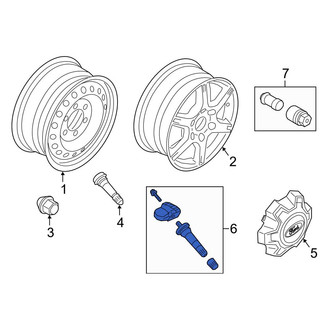 Ford OE - Front Tire Pressure Monitoring System (TPMS) Sensor