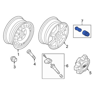 Ford OE - Wheel Lock Set