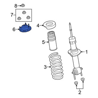 Ford OE - Front Suspension Strut Mount
