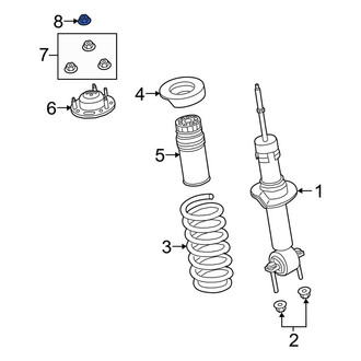 Ford OE - Upper Suspension Strut Nut