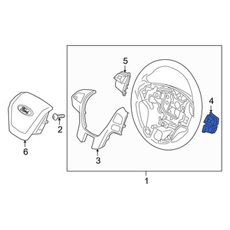Ford OE - Right Steering Wheel Radio Controls