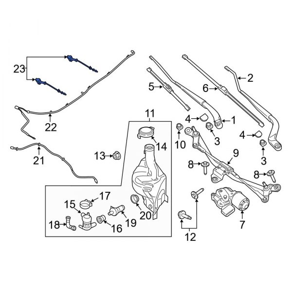 Windshield Washer Nozzle