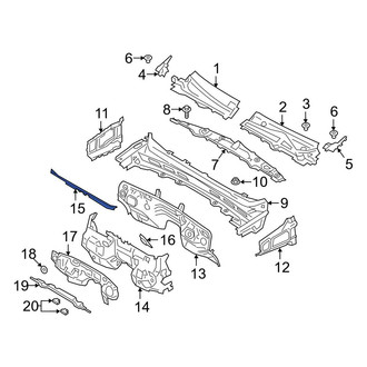 Ford OE - Front Upper Engine Compartment Insulation
