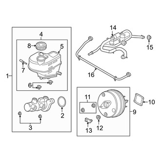 Ford OE - Cab - Components on Dash Panel (SuperCab)