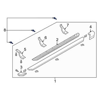 Ford OE - Running Board Bolt