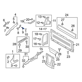 Ford OE - Interior Grab Bar Bolt
