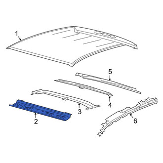 Ford OE - Front Roof Header Panel
