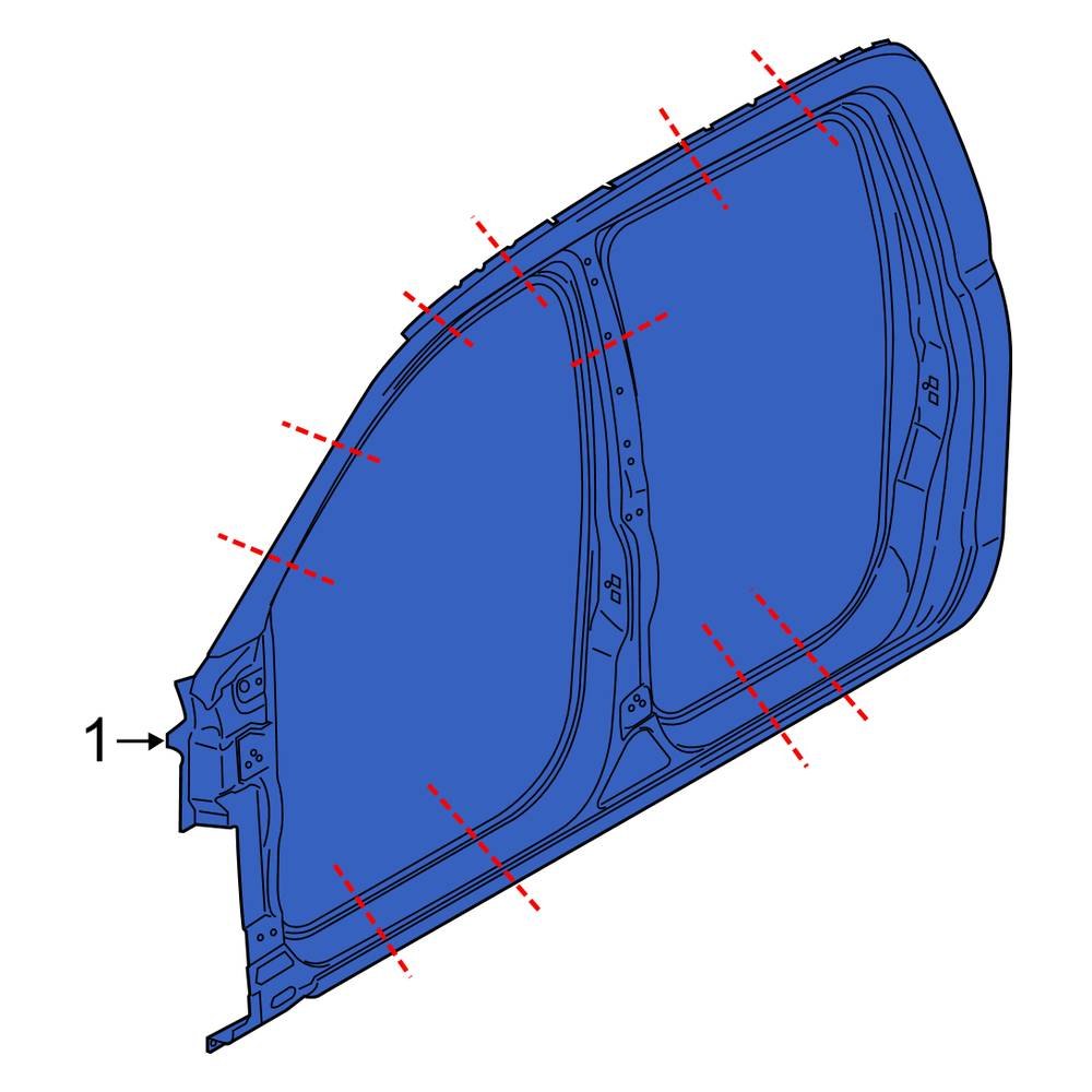 Ford OE KB3Z2627846A - Right Uniside