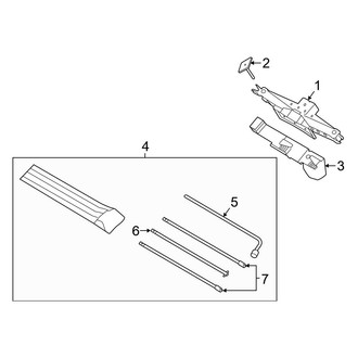 Ford OE - Cab - Jack & Components (SuperCrew)