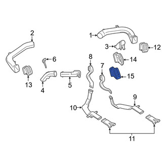 Ford OE - Left Inner Dashboard Air Vent