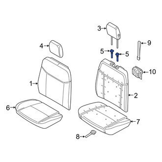 Ford OE - Rear Headrest Guide