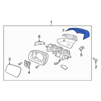 Ford OE - Front Left Door Mirror Cover