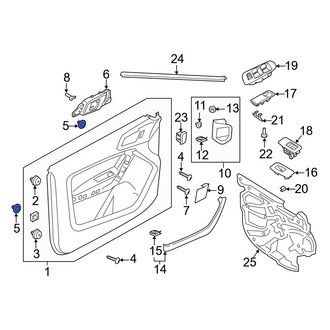 Ford OE - Door Interior Trim Panel Grommet