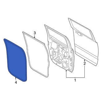 Ford OE - Rear Right Inner Door Seal