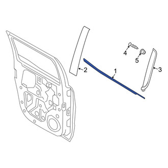 Ford OE - Rear Left Door Belt Molding