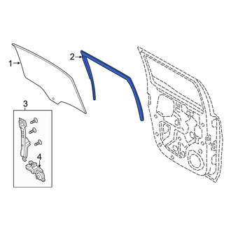 Ford OE - Rear Right Window Channel