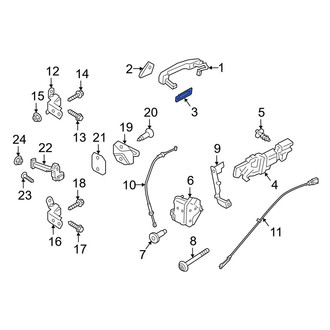 Ford OE - Exterior Door Handle Cover Gasket