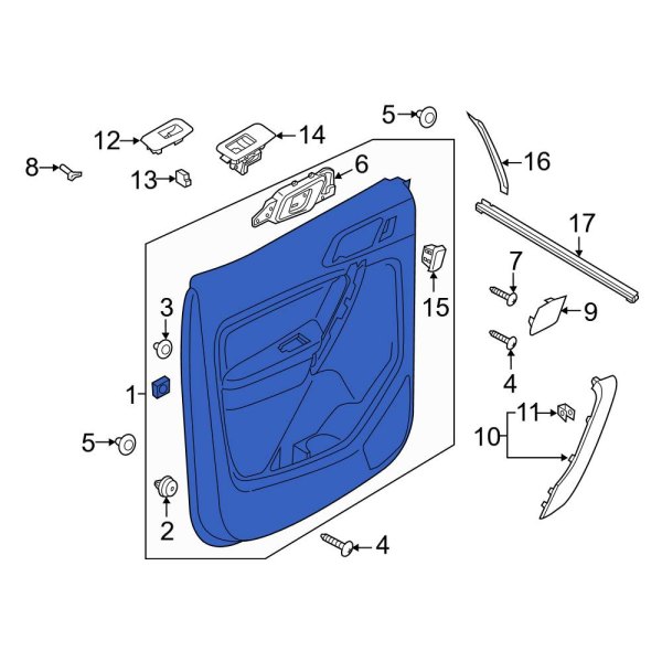 Door Interior Trim Panel