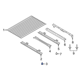 Ford OE - Floor Pan Crossmember Bolt